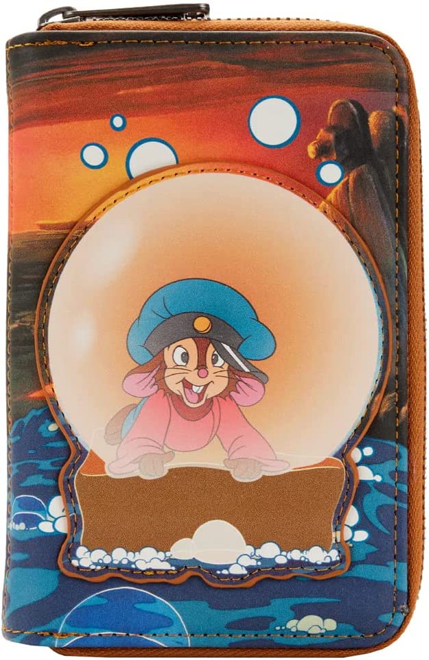 Loungefly An American Tail Fievel Bubbles Reißverschluss-Geldbörse/Geldbörse