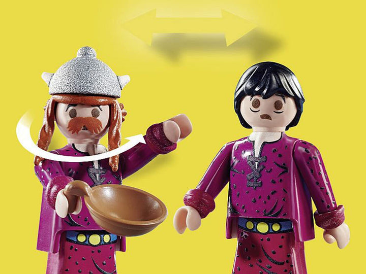 PLAYMOBIL Asterix 70933 Getafix mit dem Kessel des Zaubertranks, Spielzeug für Kinder ab 5 Jahren