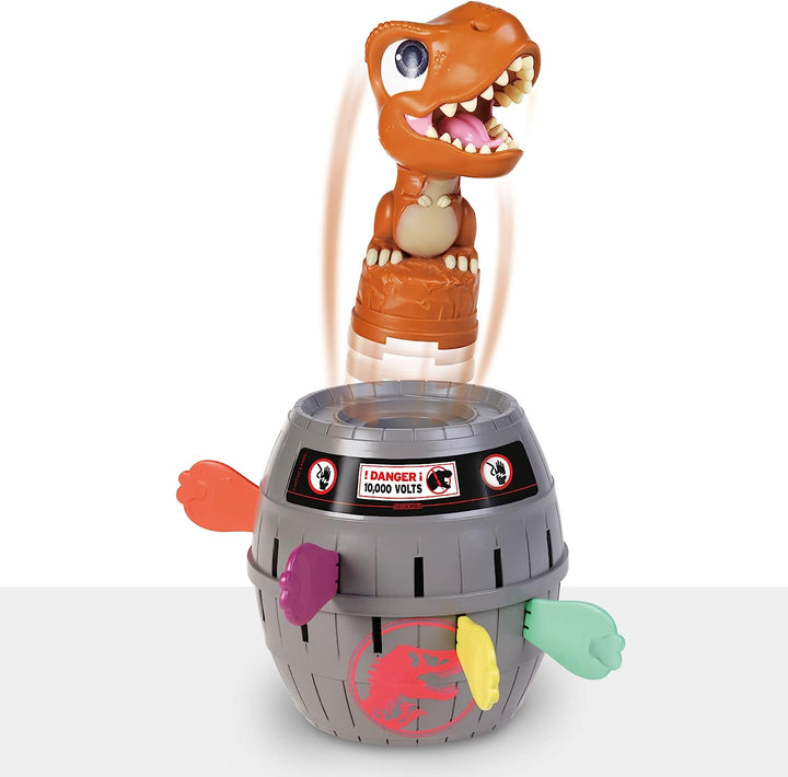 TOMY Games Pop Up Trex Classic Kinder-Actionspiel, Familie &amp; Vorschulkinder G