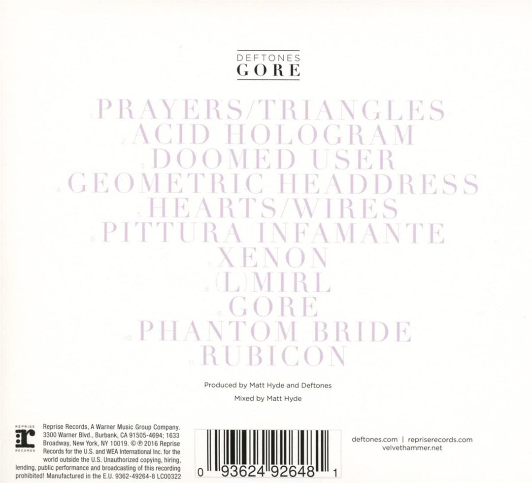 Gore – Deftones [Audio-CD]