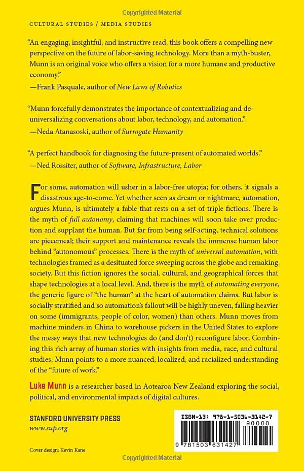 Luke Munn - Automation Is a Myth [Paperback]