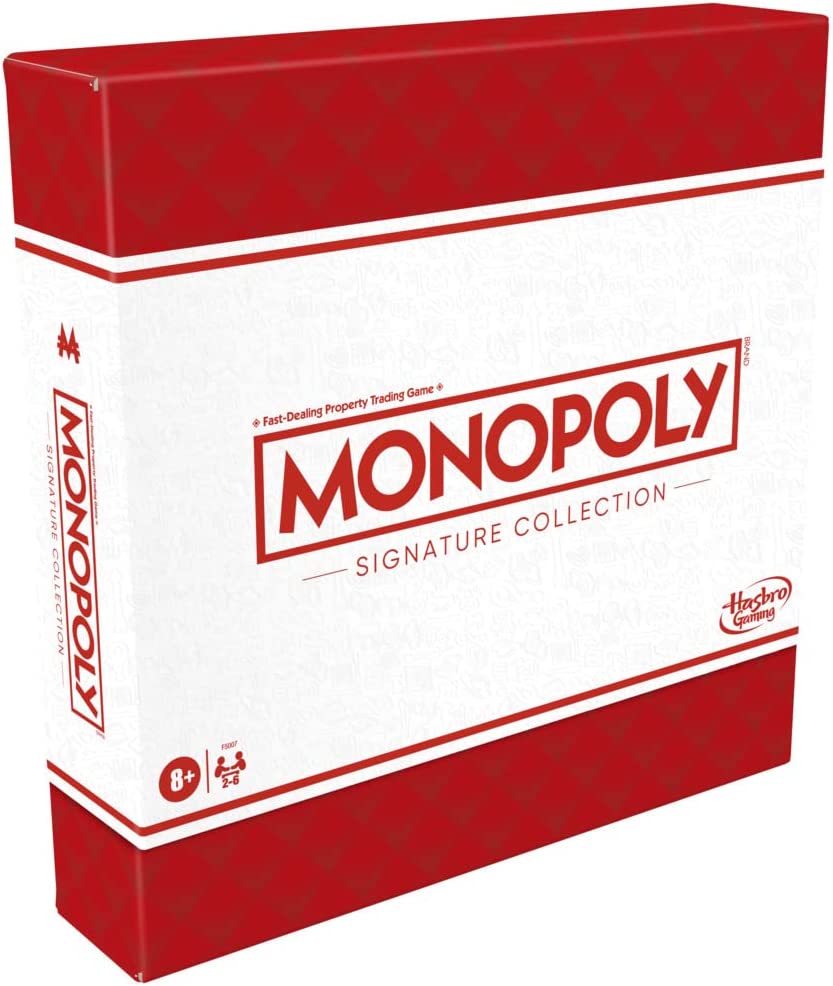 Monopoly Signature Collection Family Board Game for 2 to 6 Players, Premium Pack