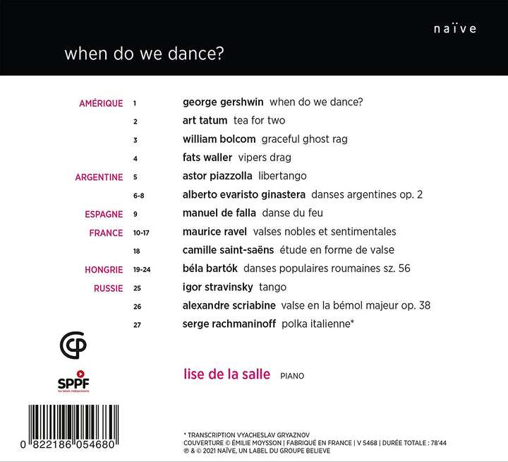 Salle, Lise De La - Lise De La Salle: Wann tanzen wir? [Audio-CD]
