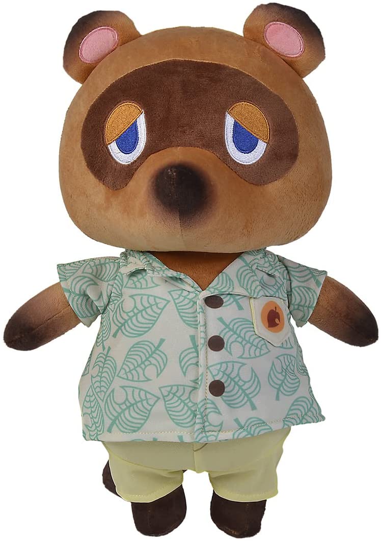 Animal Crossing 109231005 Tom Nook XL 40 cm Plüschtier, mehrfarbig