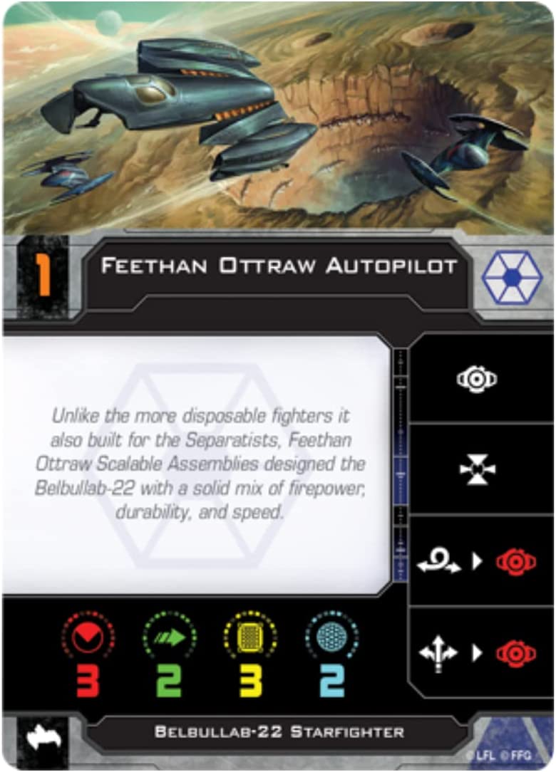 Fantasy Flight Games - Star Wars X-Wing Second Edition: Separatist Alliance: Servants of Strife Squadron Pack