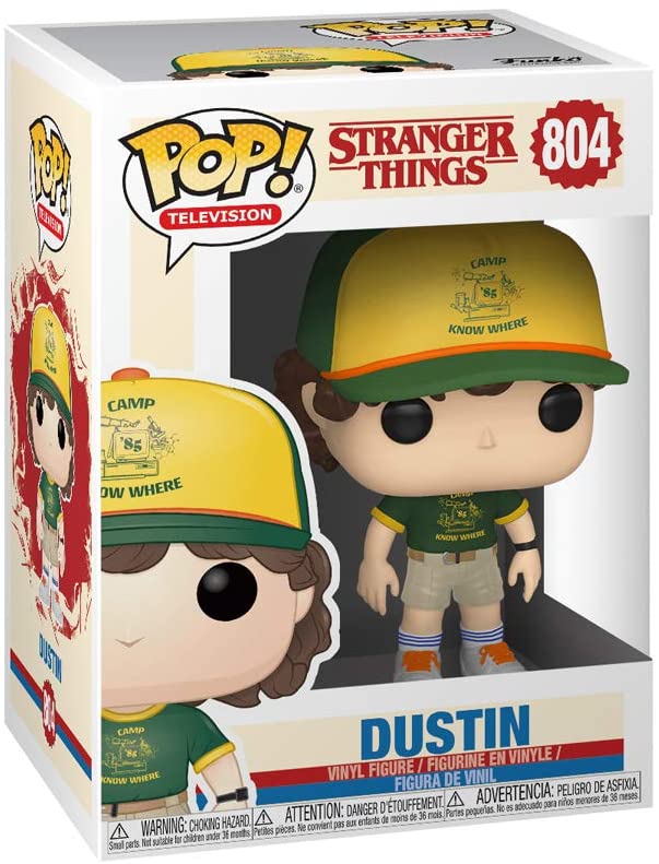 Stranger Things Dustin Funko 38532 Pop! Vinile #804