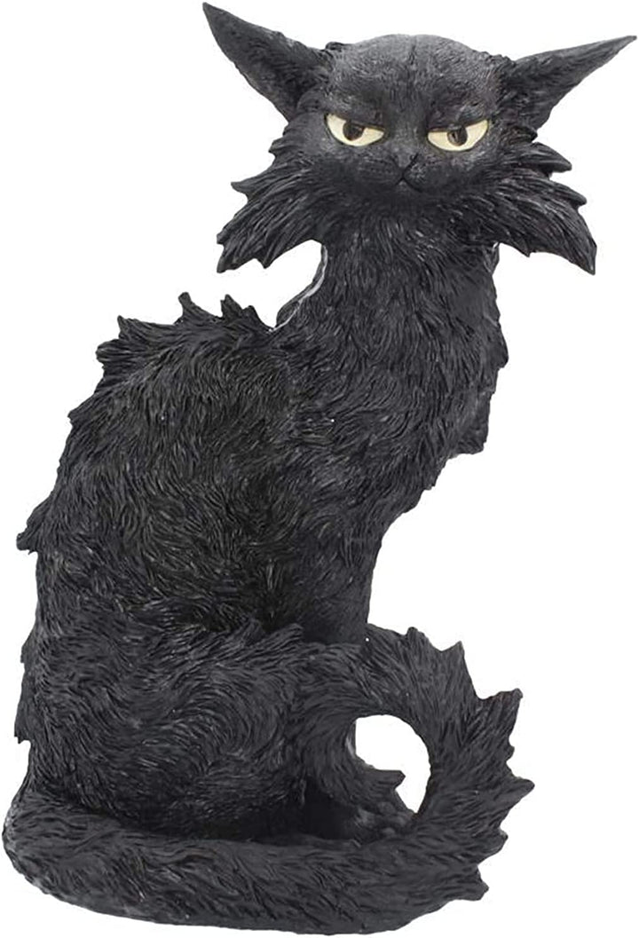 Nemesis Now Salem Witch Familiar Black Cat Figur, 32,5 cm