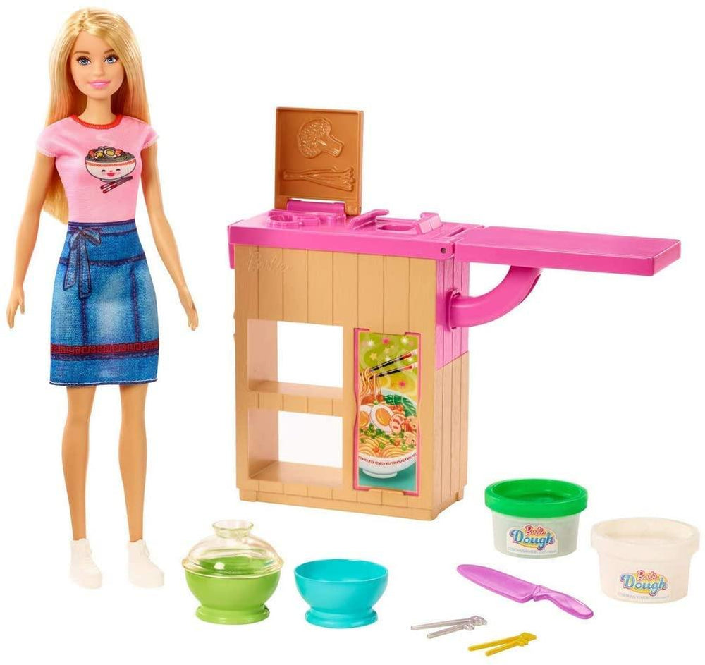 Barbie GHK43 Noodle Maker Doll and Playset - Yachew