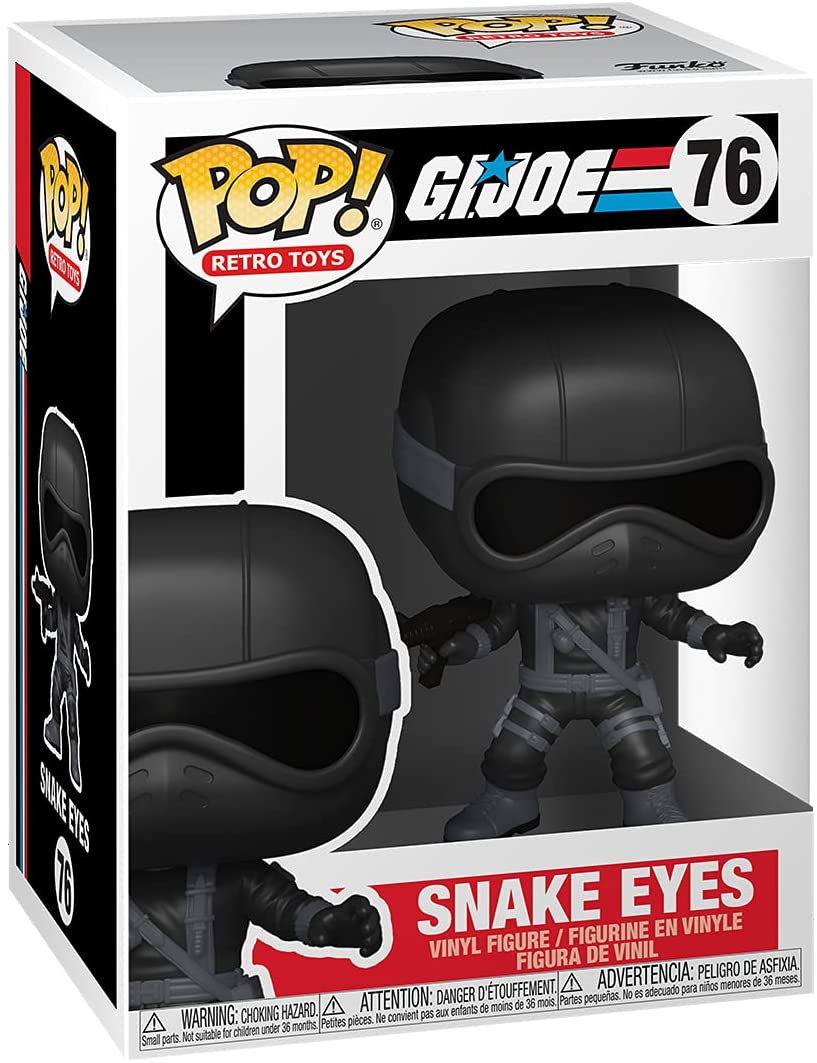 GI Joe Snake Eyes Funko 55785 Pop! Vinilo # 76