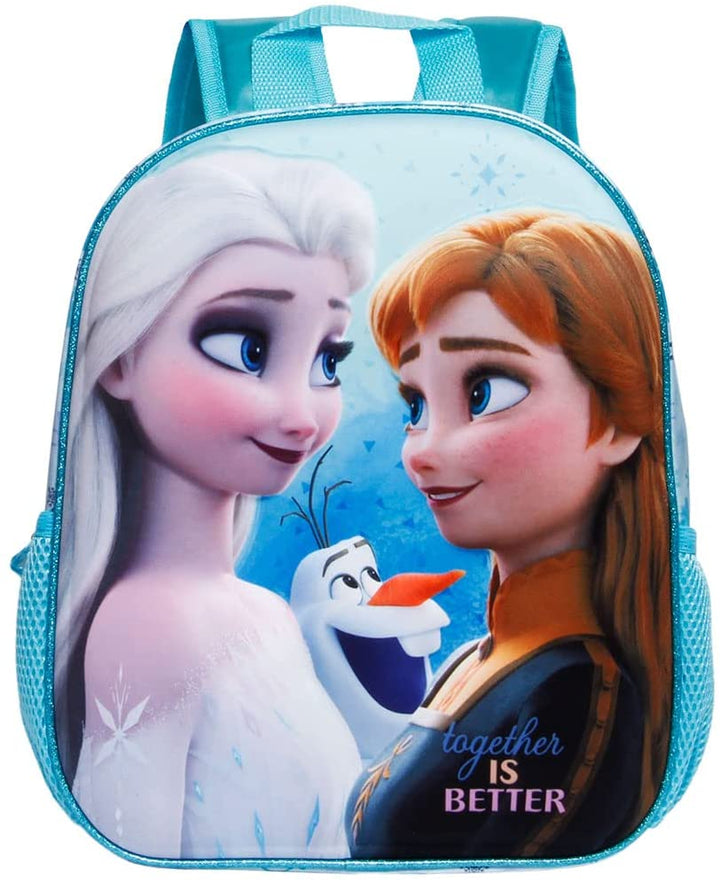Frozen 2 Better-Small 3D Rucksack, Blau