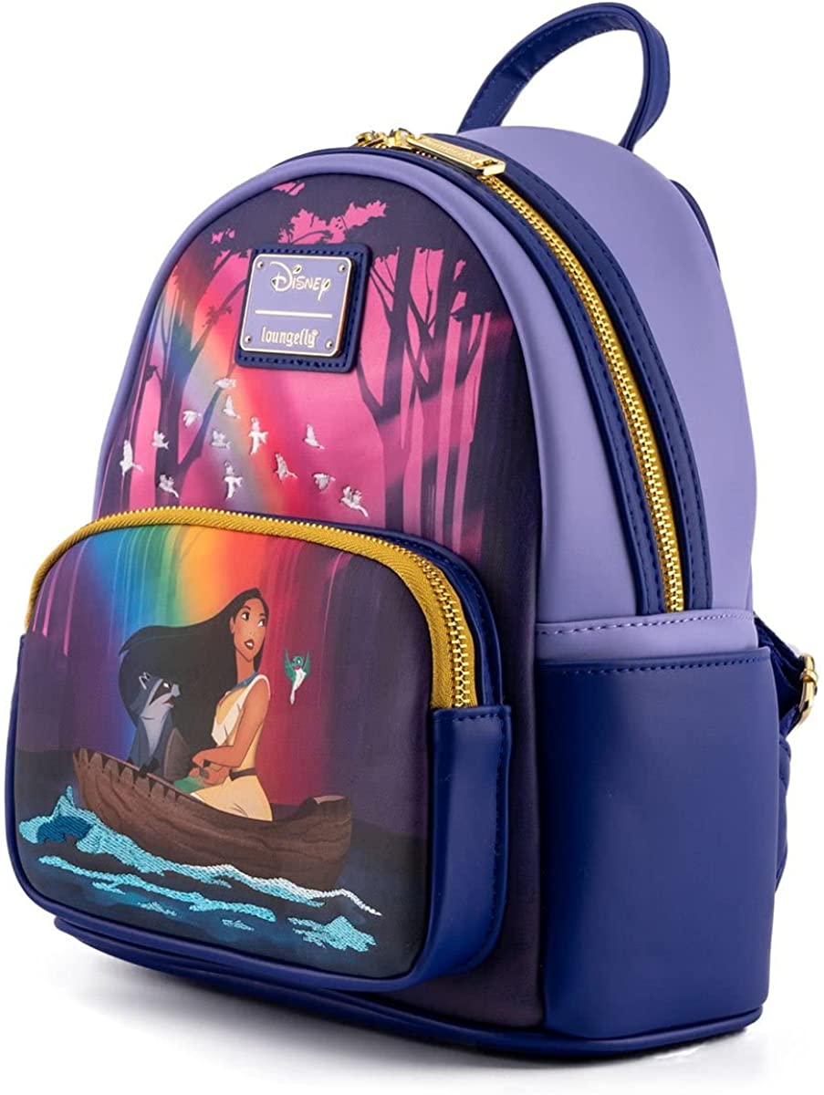 Loungefly Disney Pocohontas Just Around The River Bend Mini-Rucksack