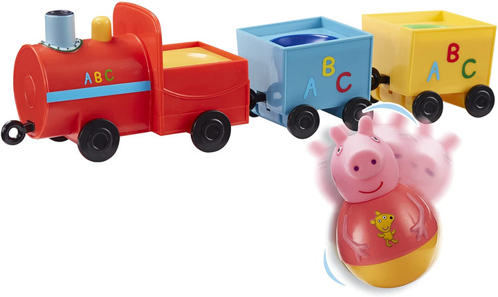 Peppa Pig Weebles Pull Along Wobbily Train,07482