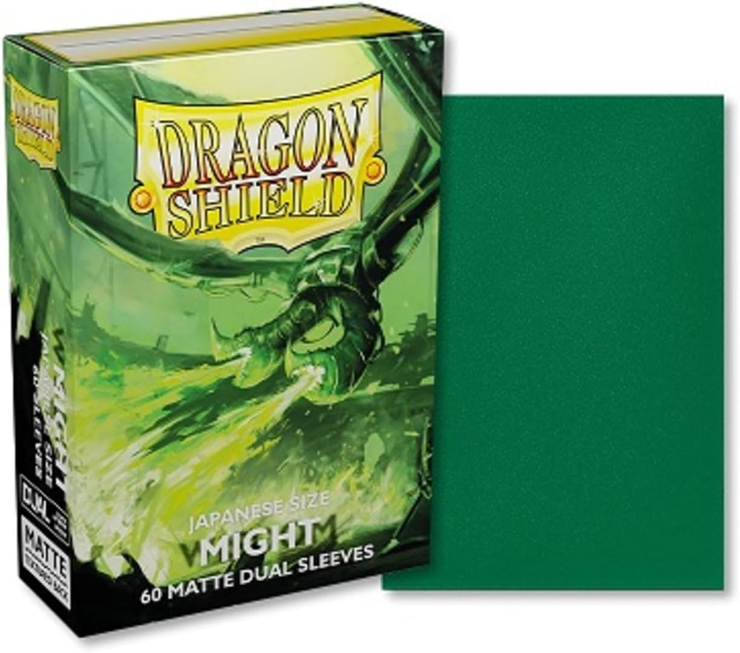 UNIT Dragon Shield Matte Dual Sleeves Japanese Size- Might (60)