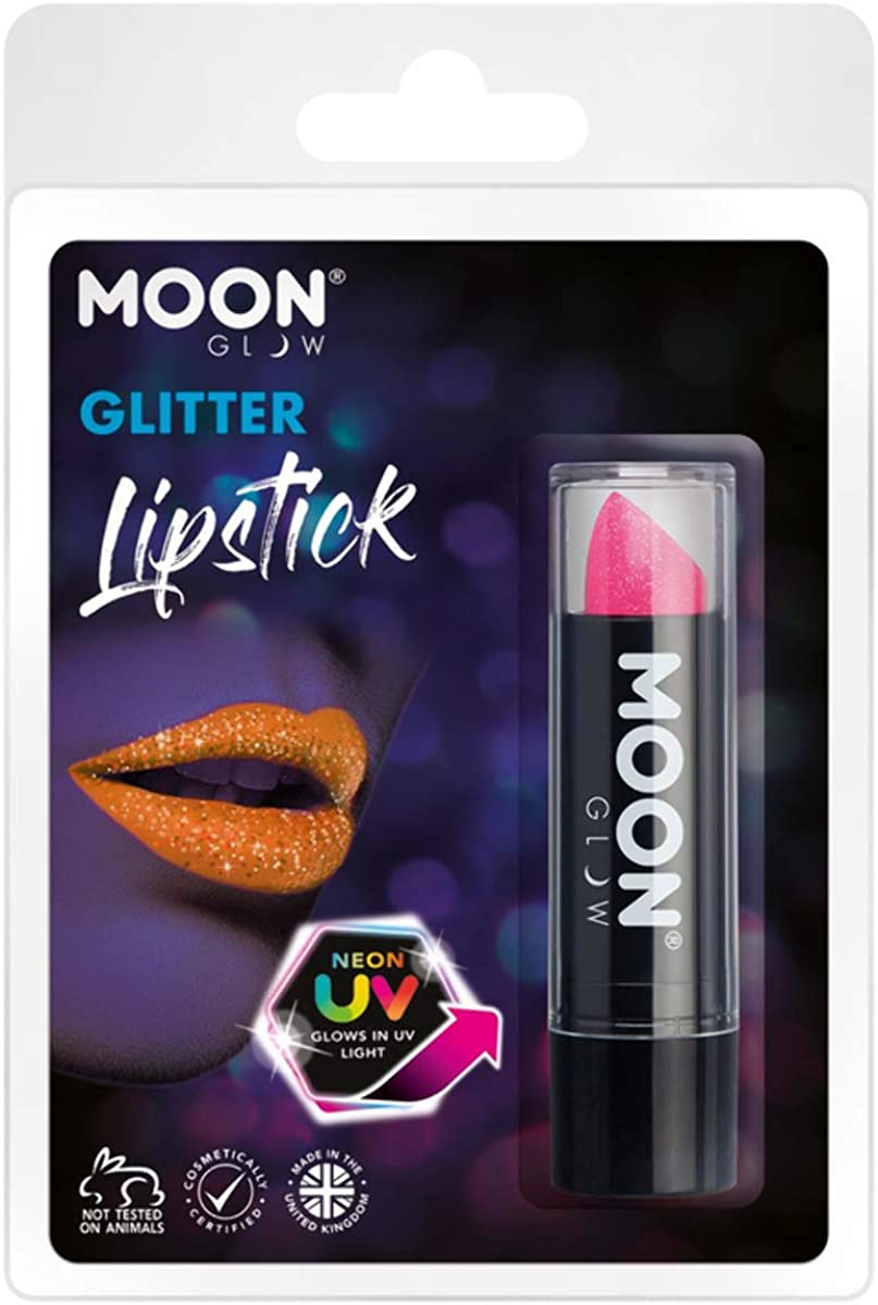 Moon Glow – Neon-UV-Glitzer-Lippenstift Magenta