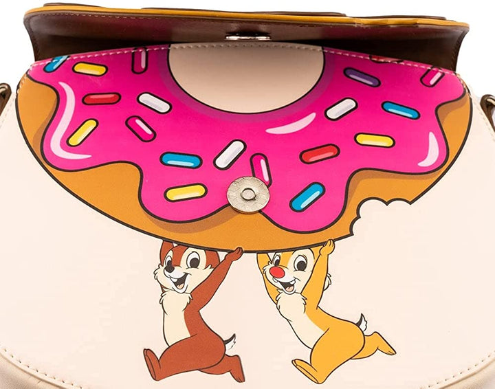 Loungefly Disney Chip and Dale Donut Snatchers Umhängetasche