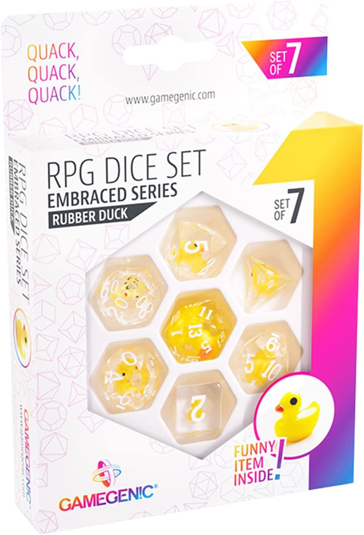 Embraced Series RPG Dice Set | Set of 7 Dice in a Variety of Sizes Designed for Roleplaying Games