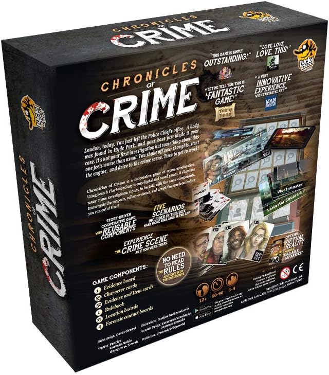 Lucky Duck Games Chronicles of Crime Brettspiel 4