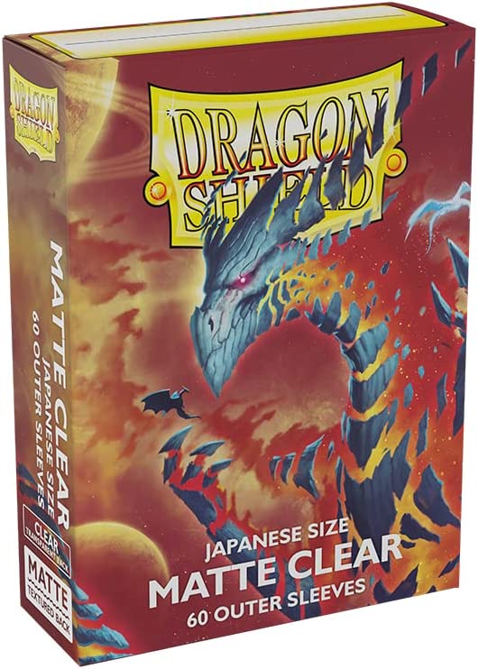 Arcane Tinmen Dragon Shield - Perfect Fit Japanese Size Outer Sleeves 60pk - Clear