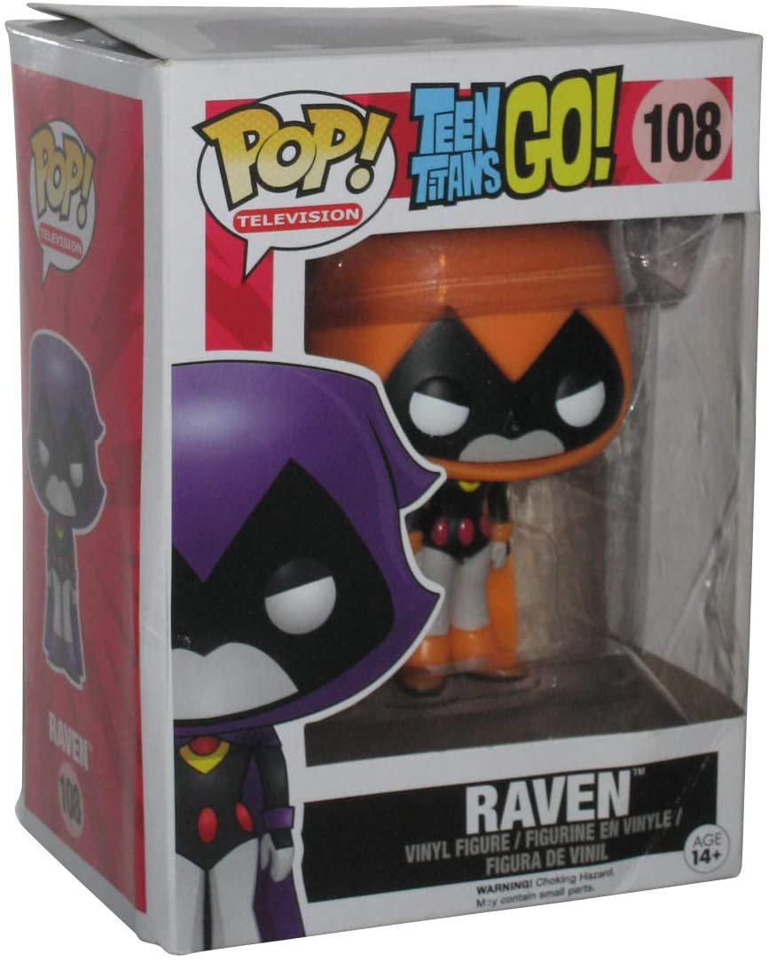 Teen Titans Go! Raven (Naranja) Funko 9508 Pop! Vinilo #108