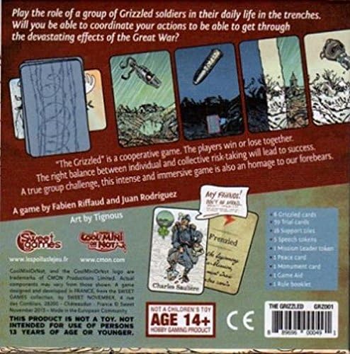 Cool Mini Or Not CMNGRZ0001 Das grizzled Kartenspiel