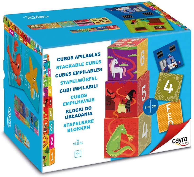 Cayro - Stackable Cubes - Traditional Game - Development of Cognitive Skills - Board Game (873)