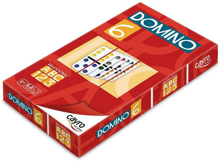 Cayro - Doppelfarbige Dominosteine ​​6 - Traditionelles Spiel - Brettspiel - Entwicklung kognitiver Fähigkeiten und logischer Mathematik - Brettspiel (246)