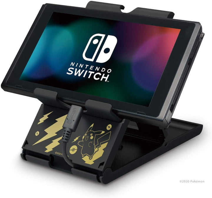 HORI PlayStand (Pikachu Schwarz &amp; Gold) für Nintendo Switch (Nintendo Switch)