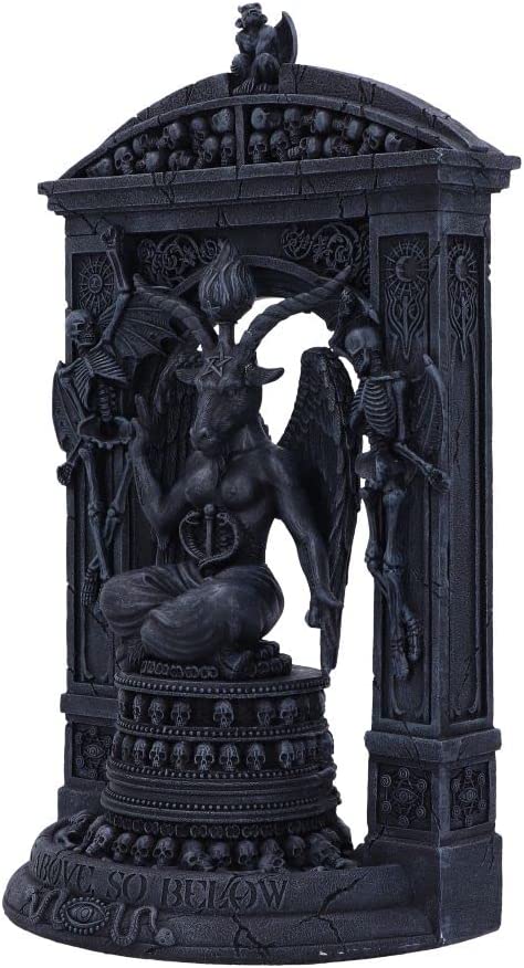 Nemesis Now Baphomet's Temple Ornament, Grey, 28cm