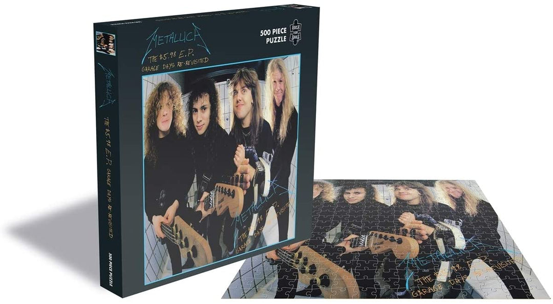 Zee Company Metallica-Puzzle, The Ep Garage Days im Wert von 5,98 $, neu überarbeitet, offiziell, 500 Teile, Einheitsgröße