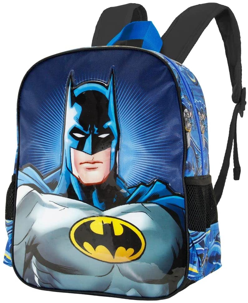Batman Soldier-Small 3D Backpack, Blue