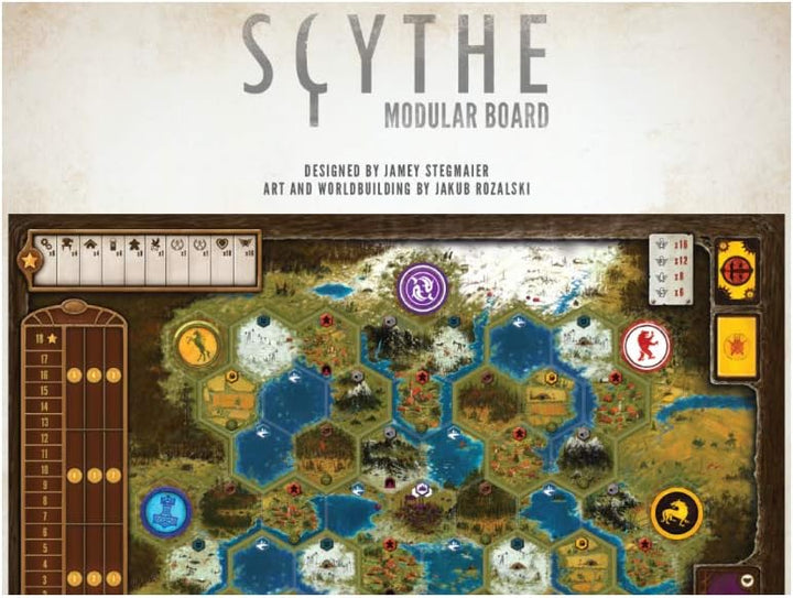 Stonemaier Games STM638 Scythe Modular Board, gemischte Farben