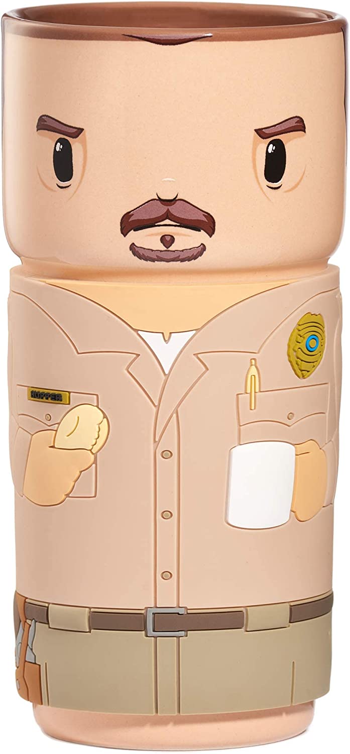 CosCups von Numskull Stranger Things Jim Hopper Keramikbecher mit Gummihülle 40