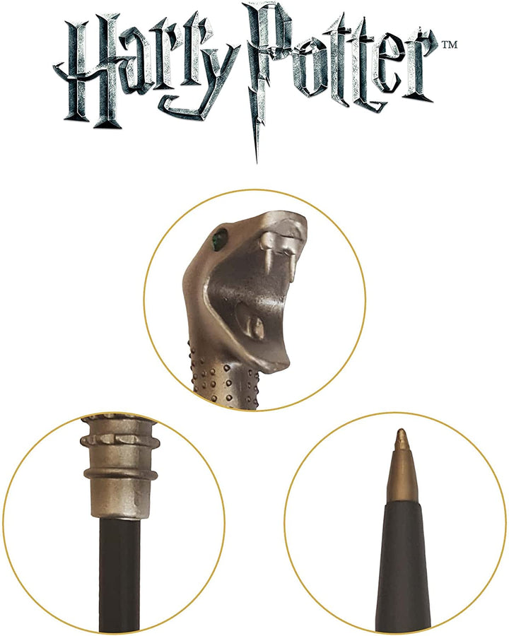 The Noble Collection Harry Potter Lucius Malfoy Zauberstab, Stift und Lesezeichen – 9 Zoll (23 cm) Briefpapier-Set – offiziell lizenziertes Filmset, Film-Requisiten, Zauberstab-Geschenke