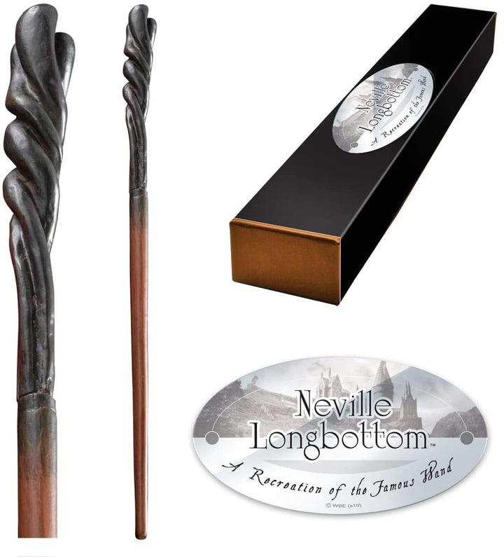 The Noble Collection - Neville Longbottom Character Wand 13in (34cm) Wizarding World Wand met naamplaatje