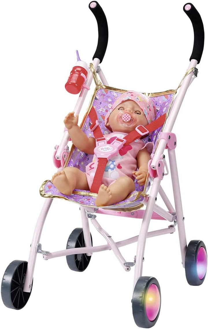 Baby Born Happy Birthday Deluxe Buggy – Stern- und Weltraum-Thema – einfach für kleine Hände