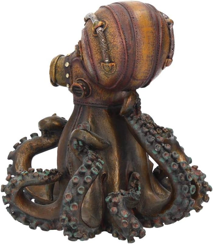 Nemesis Now Octo-Steam Figur 19 cm Bronze