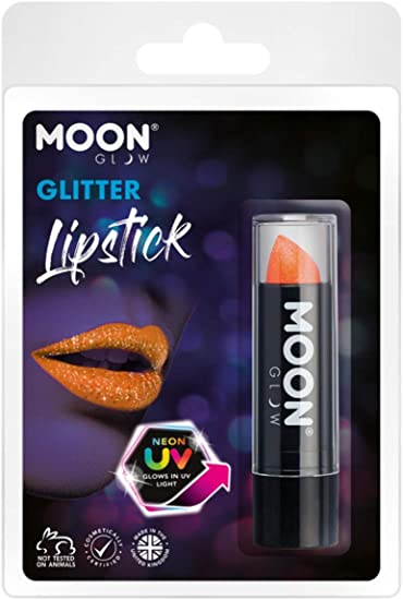 Lápiz labial Moon Glow Neon UV Glitter Naranja