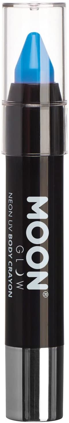 Moon Glow - Neon UV Paint Stick Body Crayon for the Face & Body – Pastel Blue