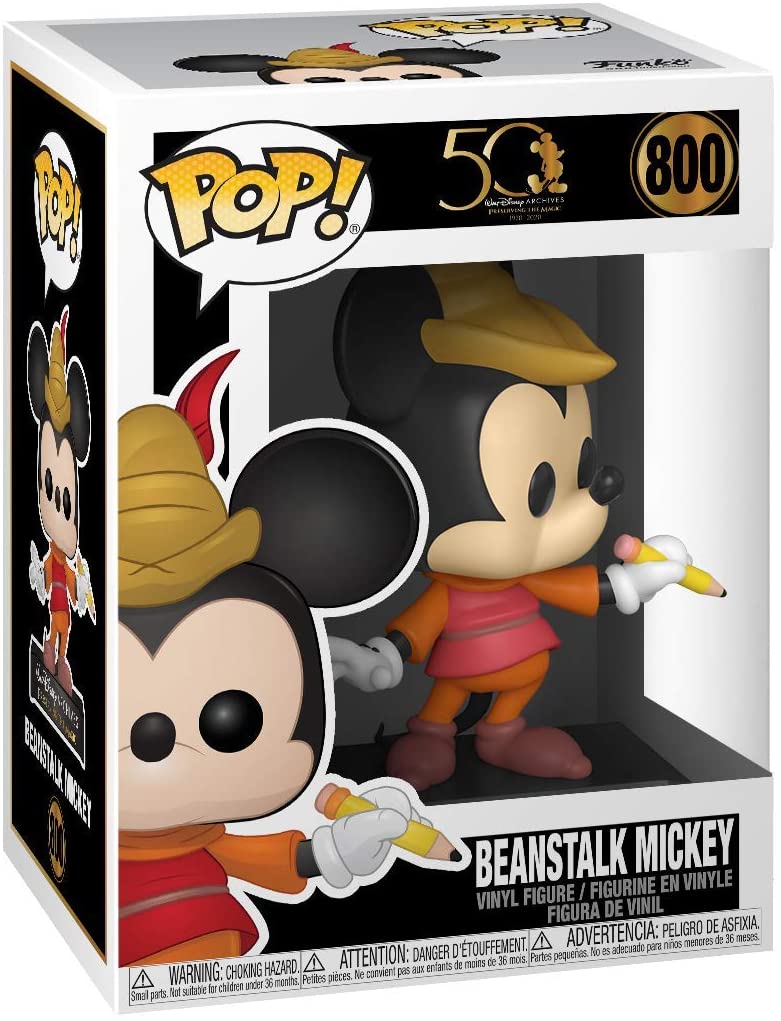 50 archivi Walt Disney che presentano il magico Beanstalk Mickey Funko 49892 Pop! Vinile #800