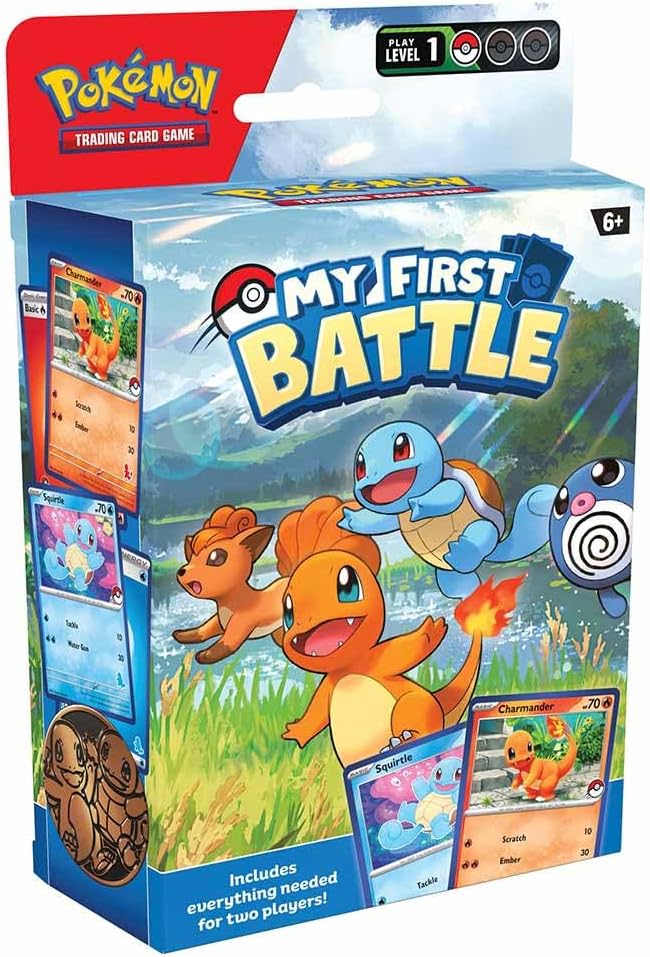 Pokémon-Sammelkartenspiel: Mein erster Kampf – Bisasam gegen Pikachu / Glumanda gegen Schiggy 2