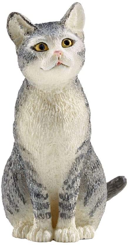 Figura de juguete de gato sentado Schleich