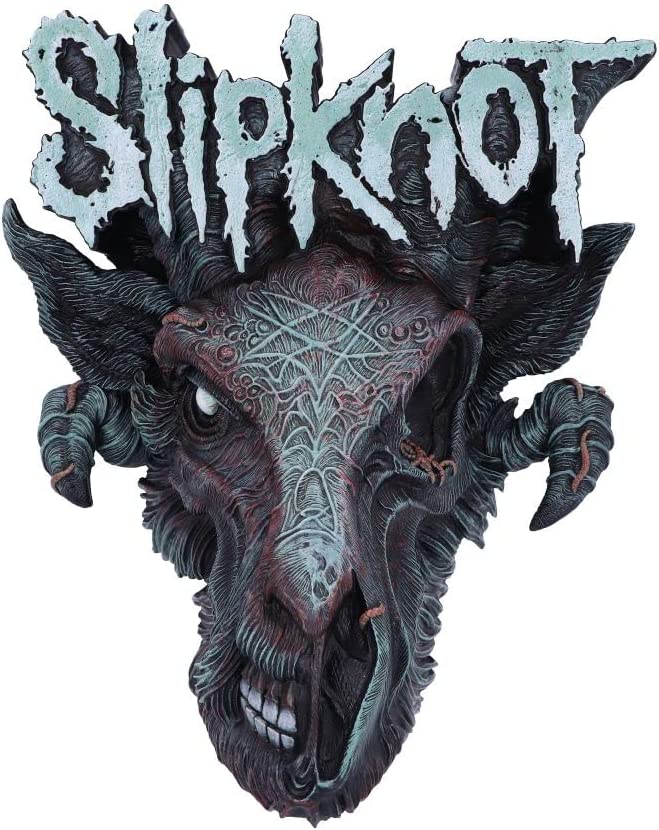 Nemesis Now offiziell lizenzierte Slipknot Infected Goat Logo Wandflasche