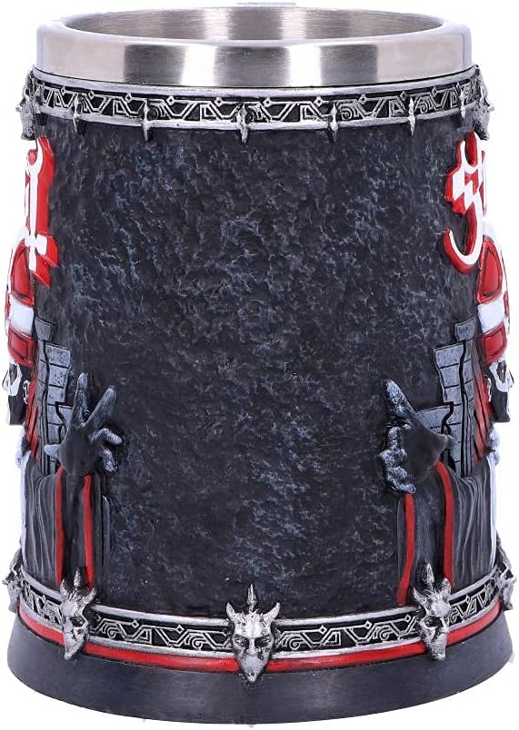 Nemesis Now - Ghost Papa Emeritus III Summons Red Tankard Resin Mug