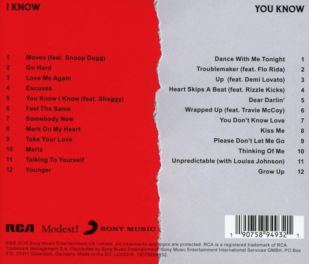You Know, I Know - Olly Murs [Audio CD]