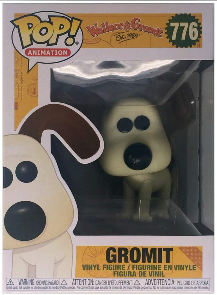 Wallace &amp; Gromit Gegründet 1989 Gromit Funko 47694 Pop! Vinyl #776