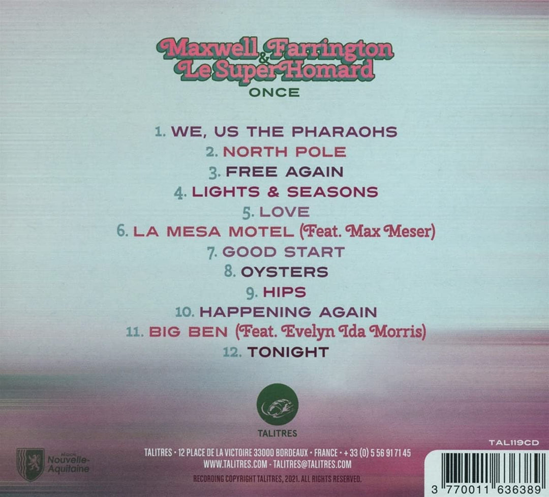 Maxwell Farrington & Le Superhomard - Once [Audio CD]