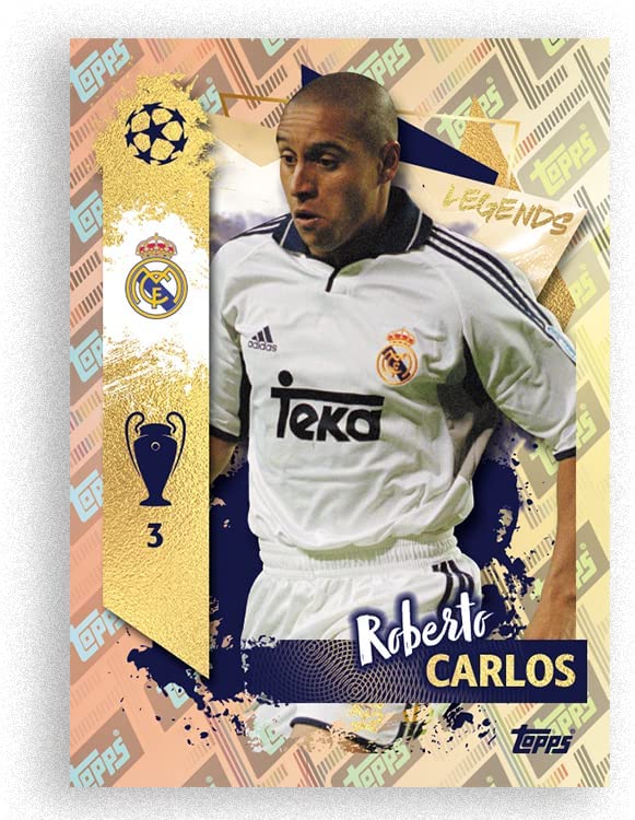 Topps UEFA Champions League 22/23 Fußball-Aufkleber – Multipack (60 Aufkleber, 6).