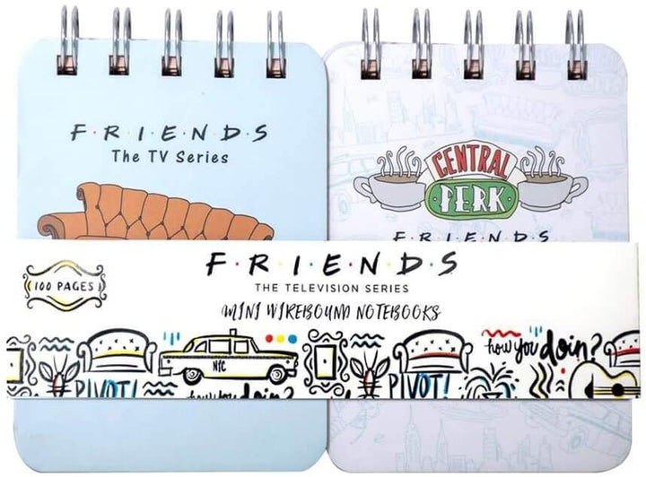 Friends Mini Wiro-Notizbuch: 2er-Pack