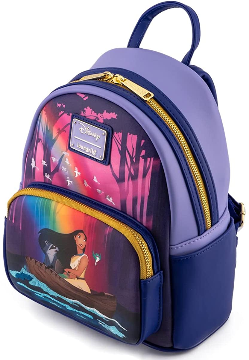 Loungefly Disney Pocohontas Just Around The River Bend Mini Backpack