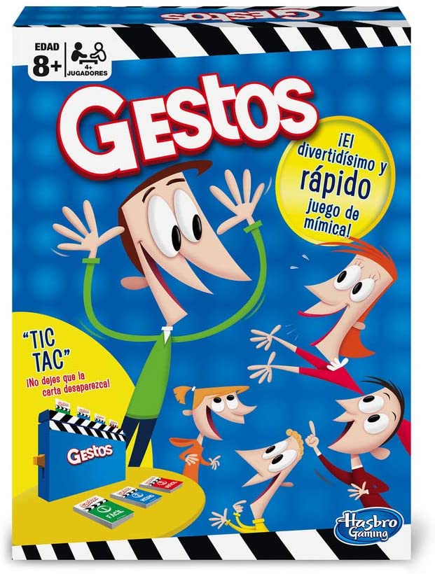 Hasbro Gaming Gestures, versión en español de juegos de mesa, multicolor (Hasbro b0638105)